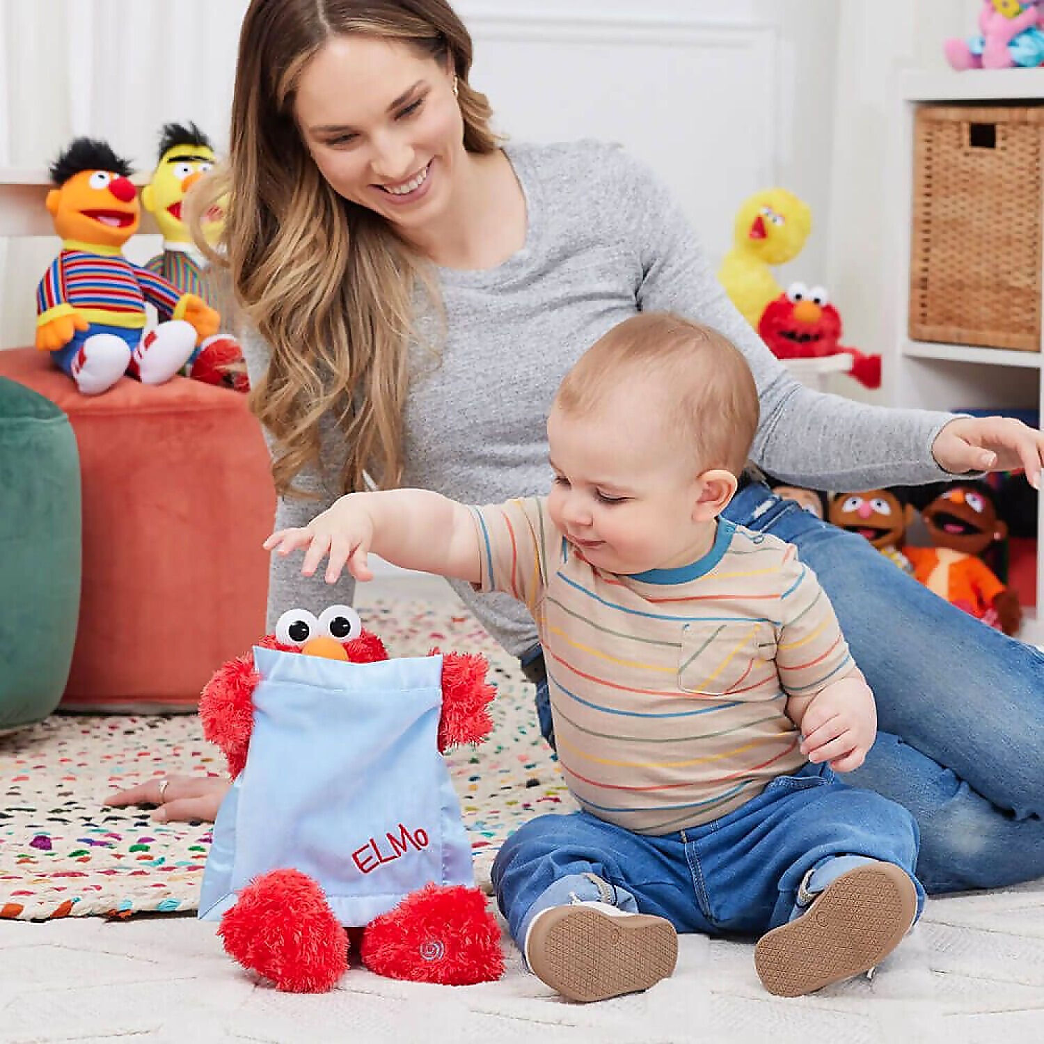 Sesame Street - Animated Peek-A-Boo Elmo Plush - Jasnor - Image 7