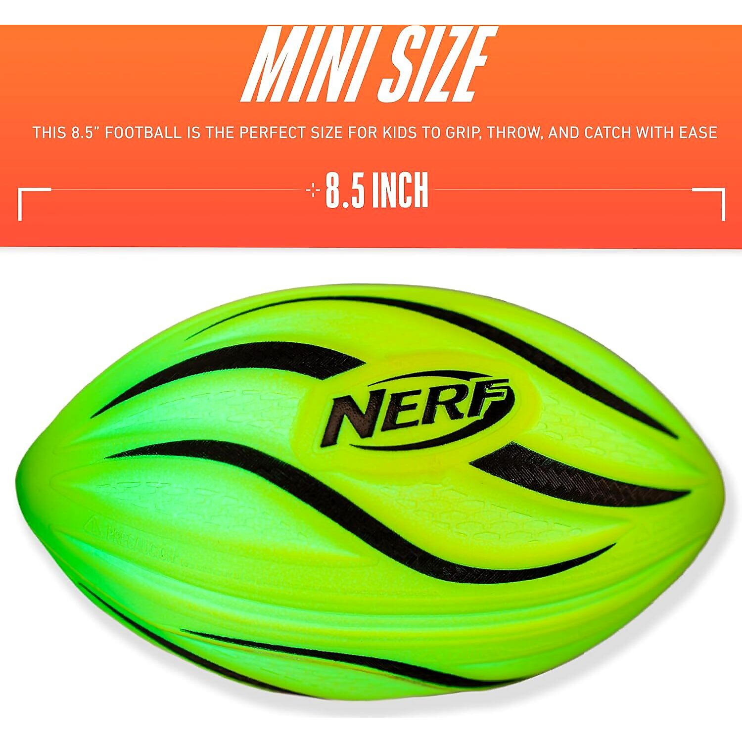 Nerf - Lightstrike Mini Foam Football 8.5-Inch - LED - Hasbro - Image 5