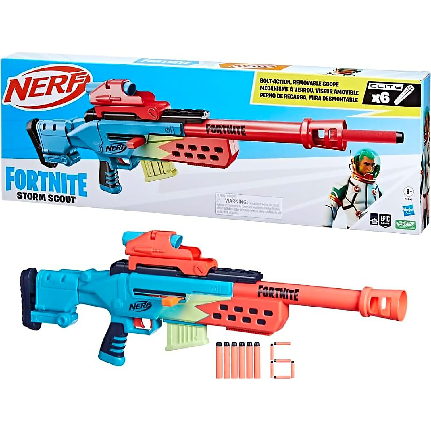 NERF - Fortnite Storm Scout Dart Blaster - Hasbro