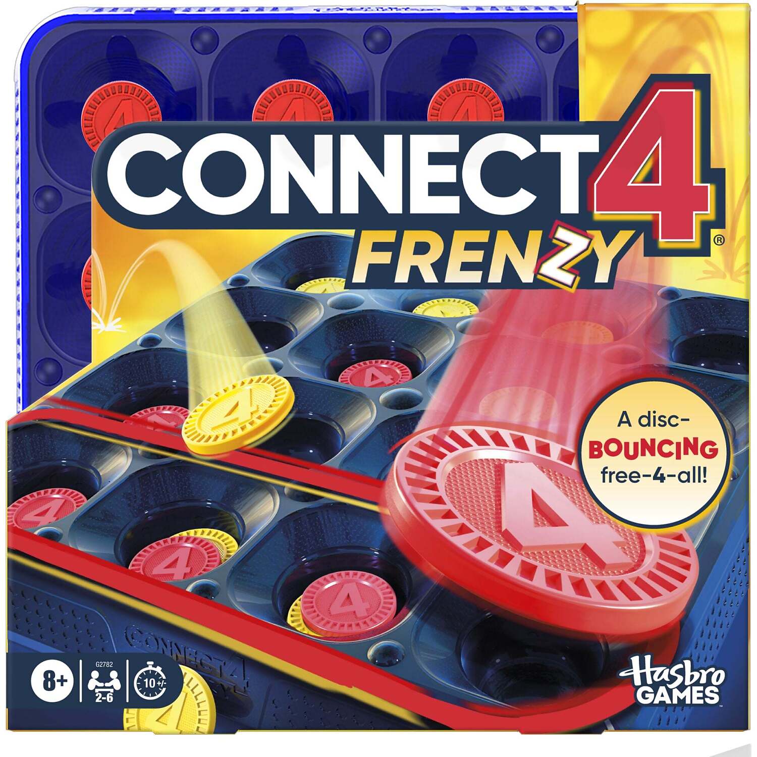 Hasbro -  Games - Connect 4 Frenzy Board Game