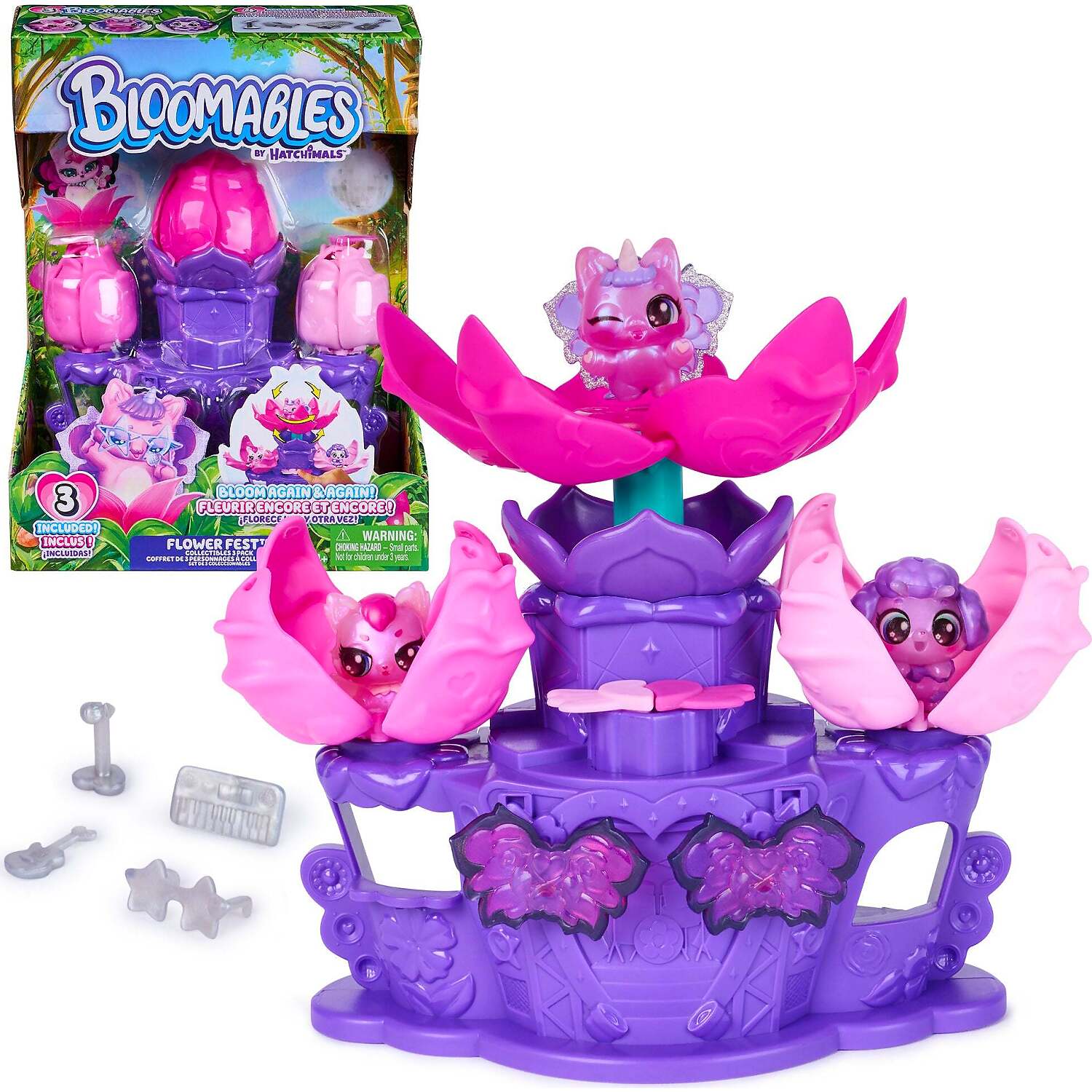 Hatchimals - Bloomables by Hatchimals Flower Fest Collectibles 3Pk