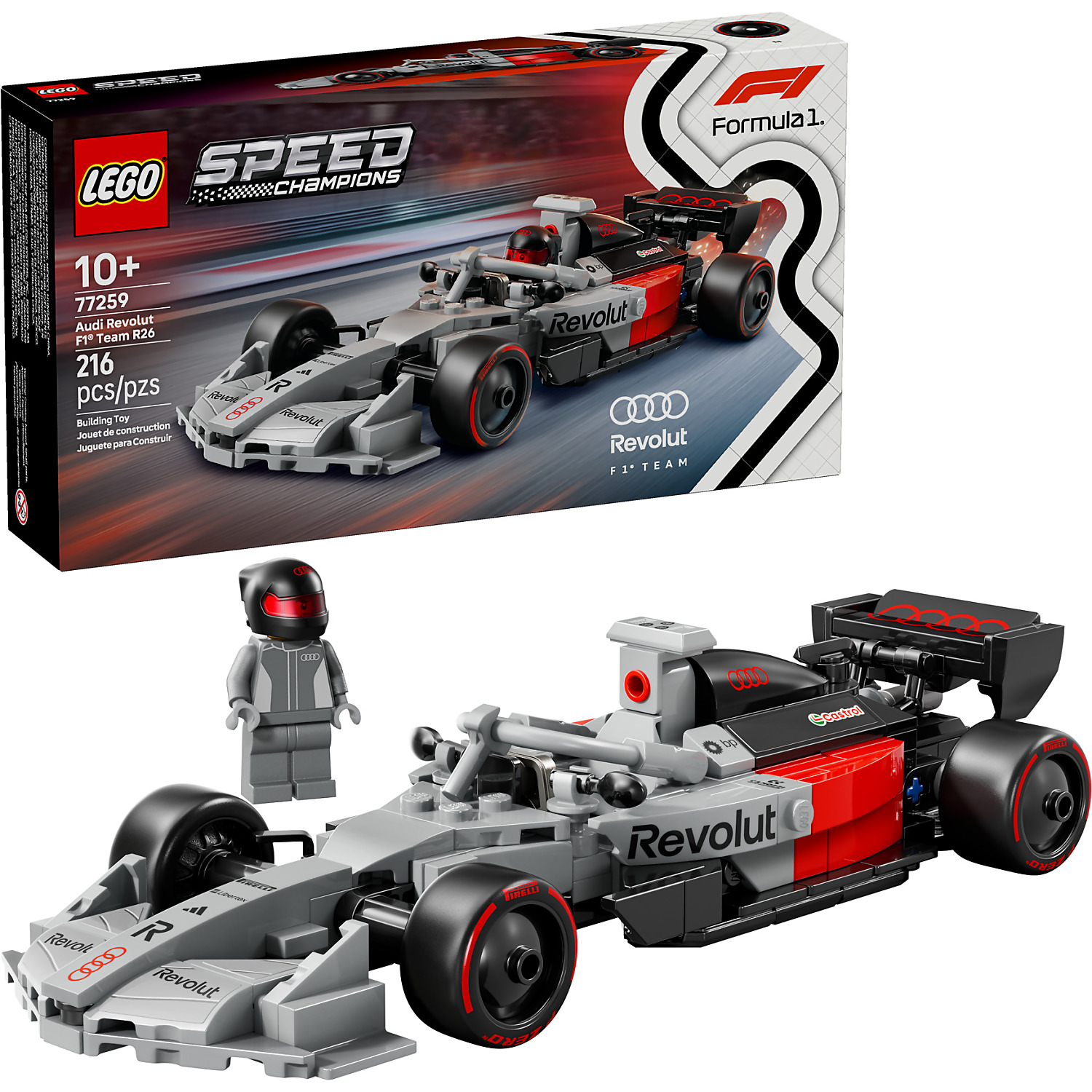 LEGO 77259 Audi Revolut F1® Team R26 Race Car - Speed Champions
