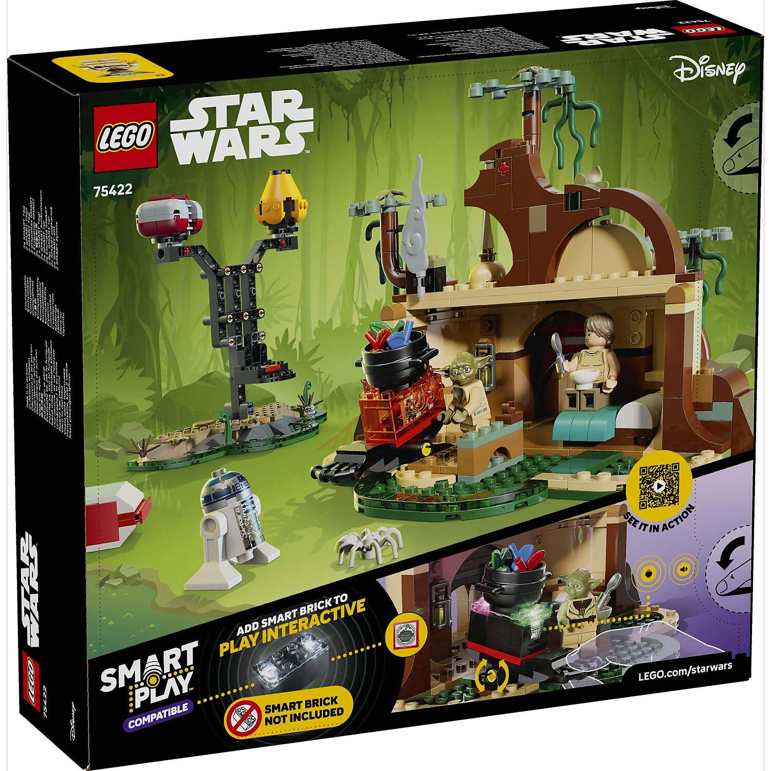 LEGO 75422 SMART Play™ Compatible: Yoda's Hut and Jedi Training - Star Wars - Image 11