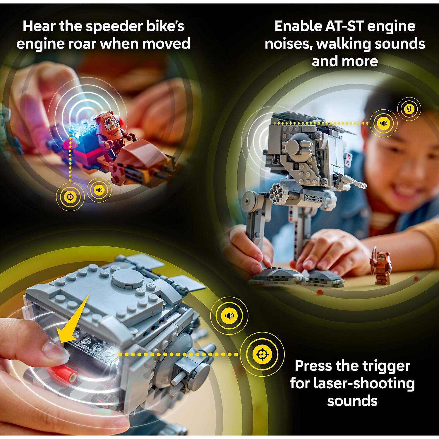 LEGO 75424 SMART Play™ Compatible: AT-ST™ Attack on Endor - Star Wars - Image 8