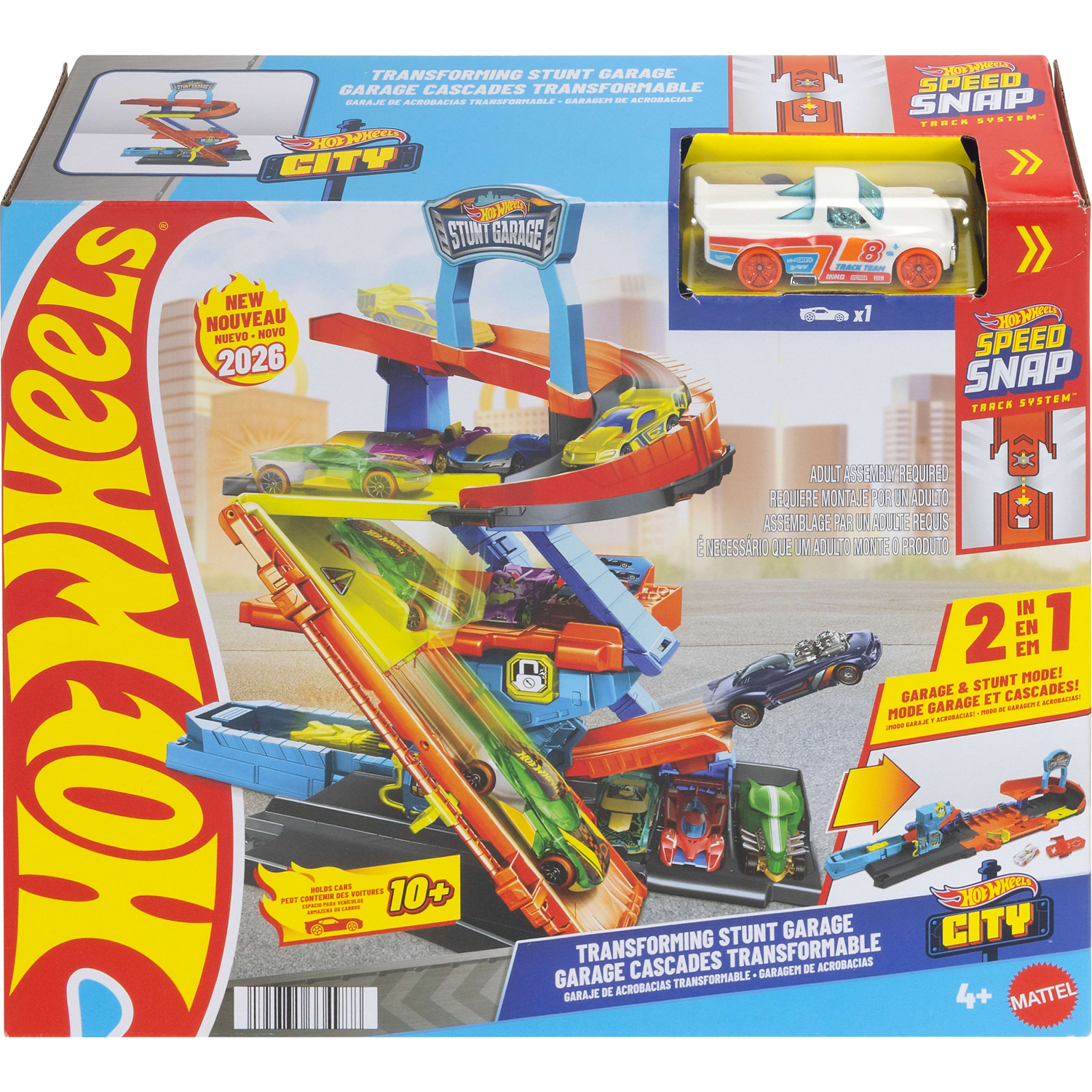 Hot Wheels - City Transforming Stunt Garage - Mattel