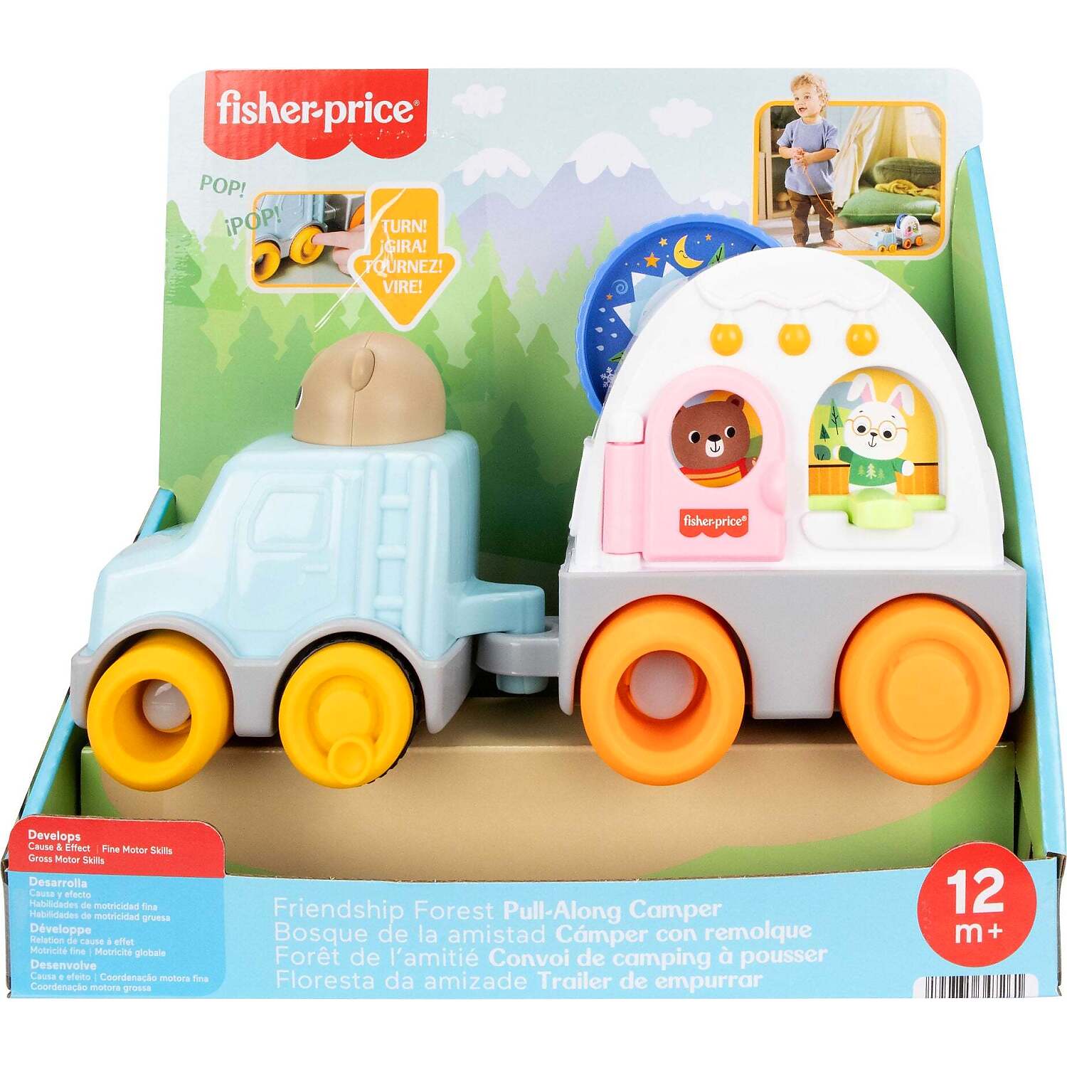 Fisher-Price - Friendship Forest Pull-Along Camper Playset - Mattel