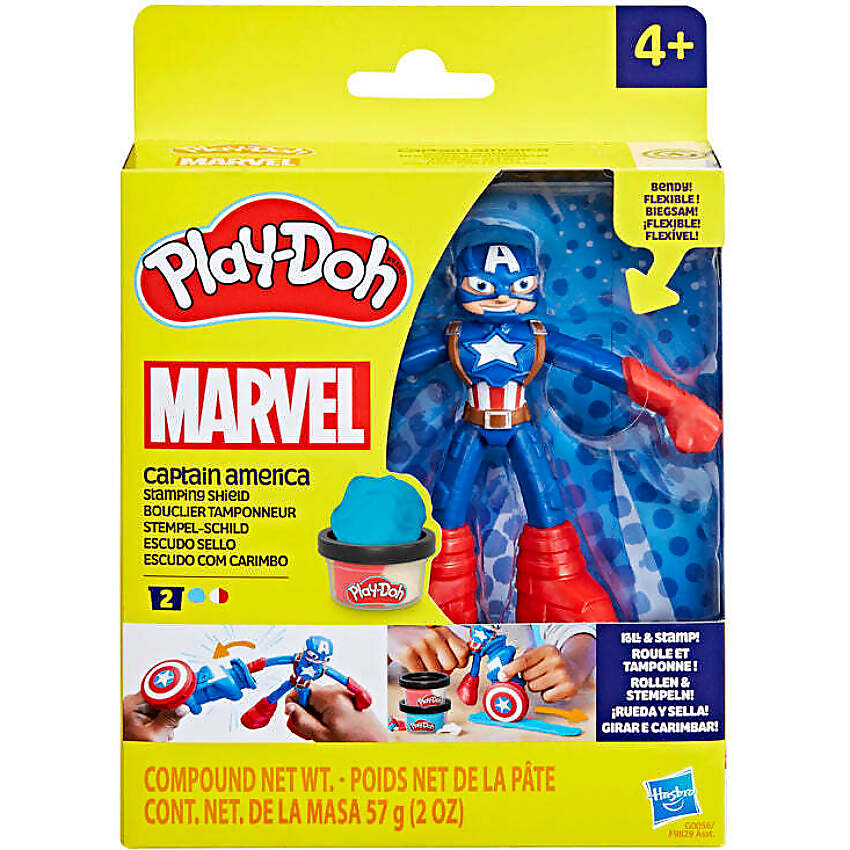 Play-Doh - Marvel Captain America Stamping Shield - Hasbro