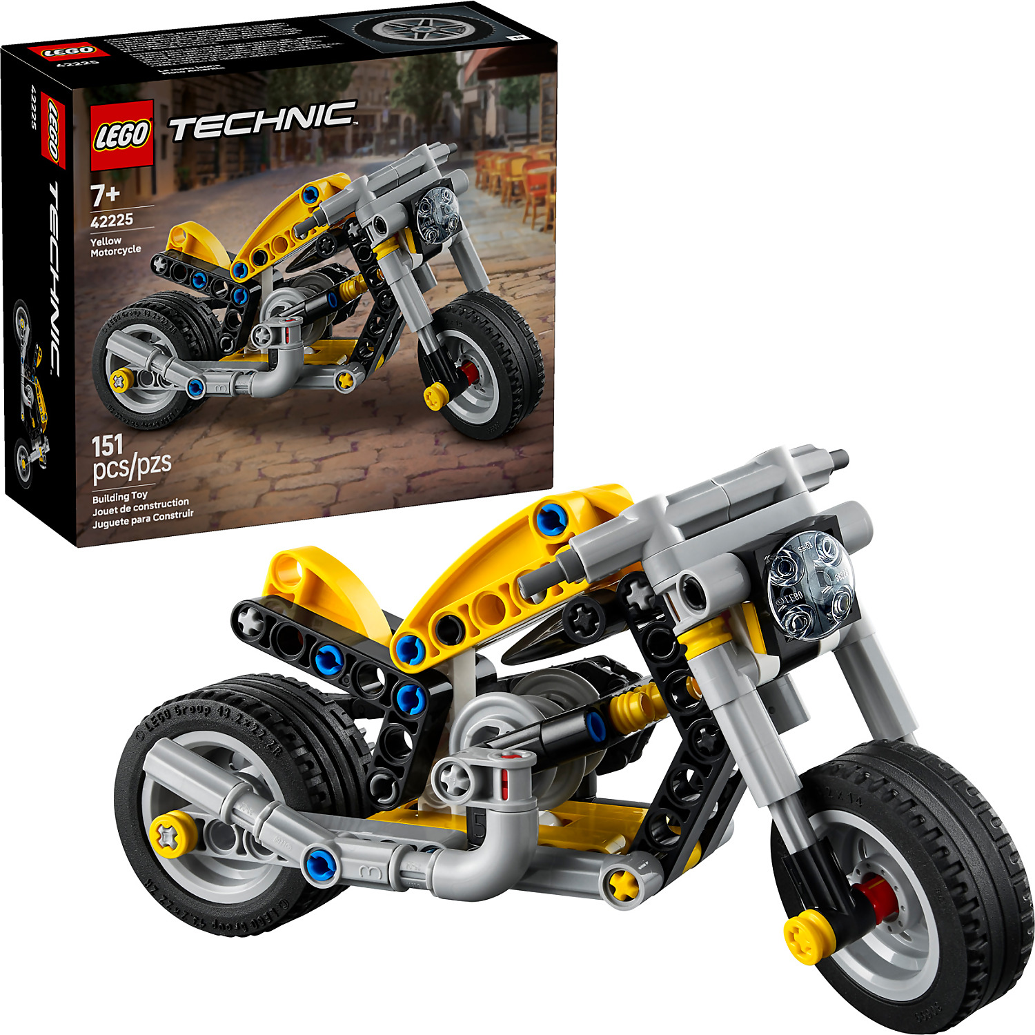 LEGO 42225 Yellow Motorcycle - Technic