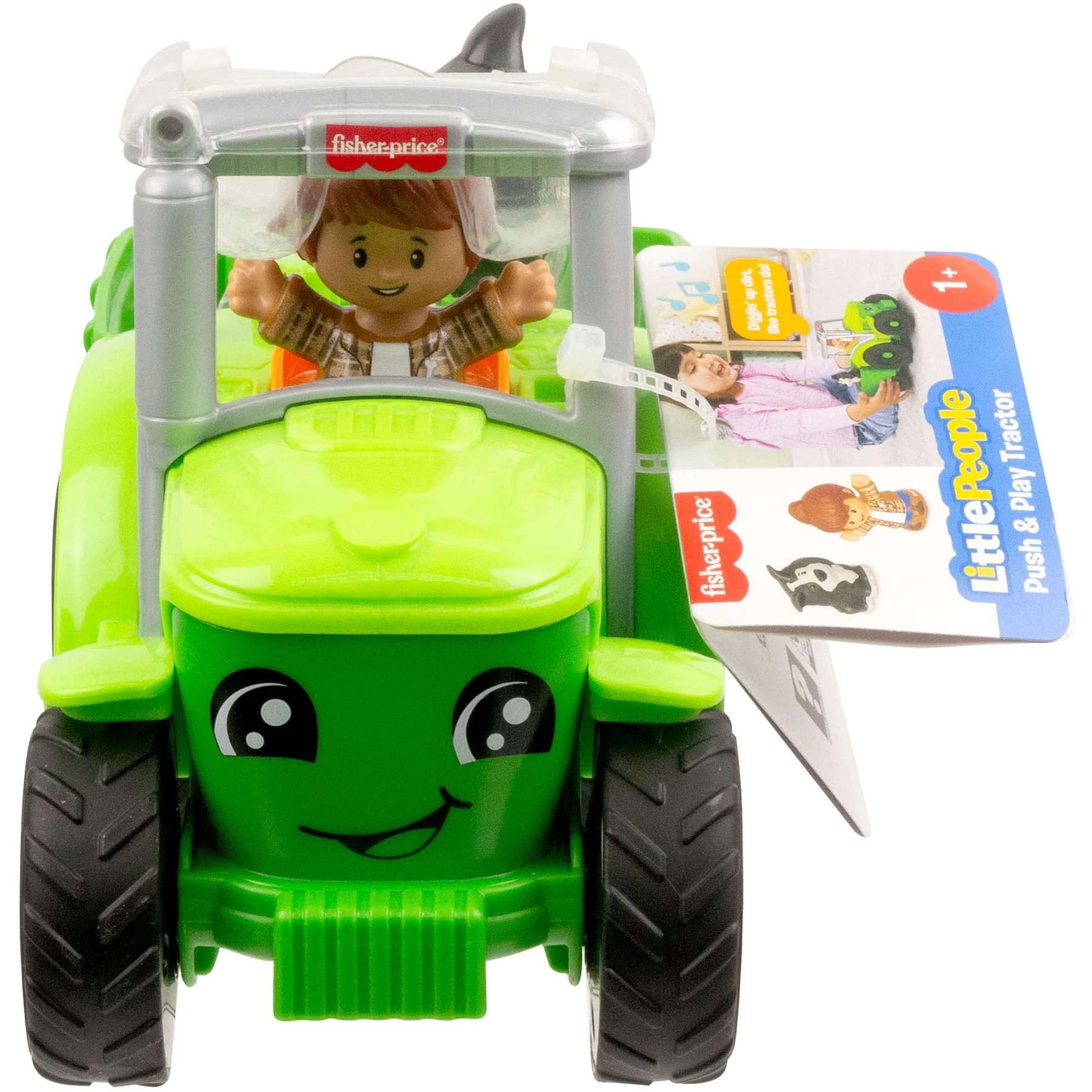 Fisher-Price - Little People Push & Play Tractor - Mattel