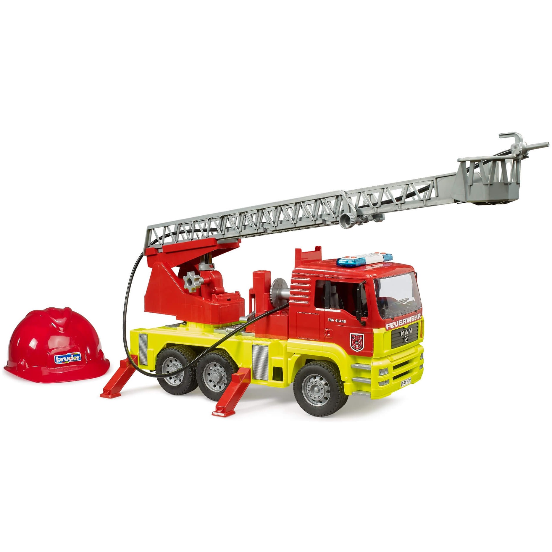 Bruder - MAN TGA Fire Engine With Helmet 1:16 scale - Image 2