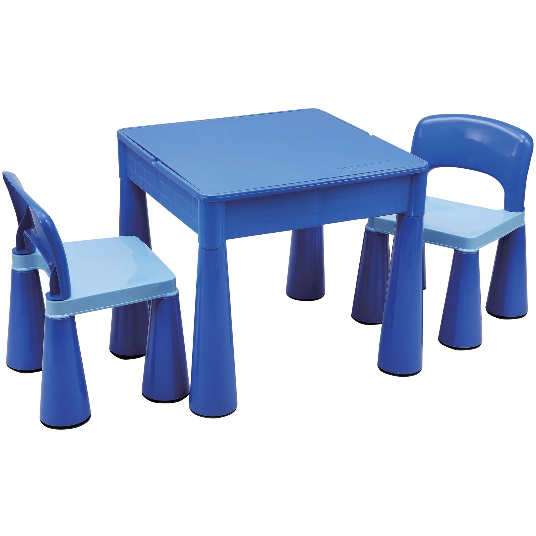 Monarch - Children's Block Table & 2 Chairs - Blue