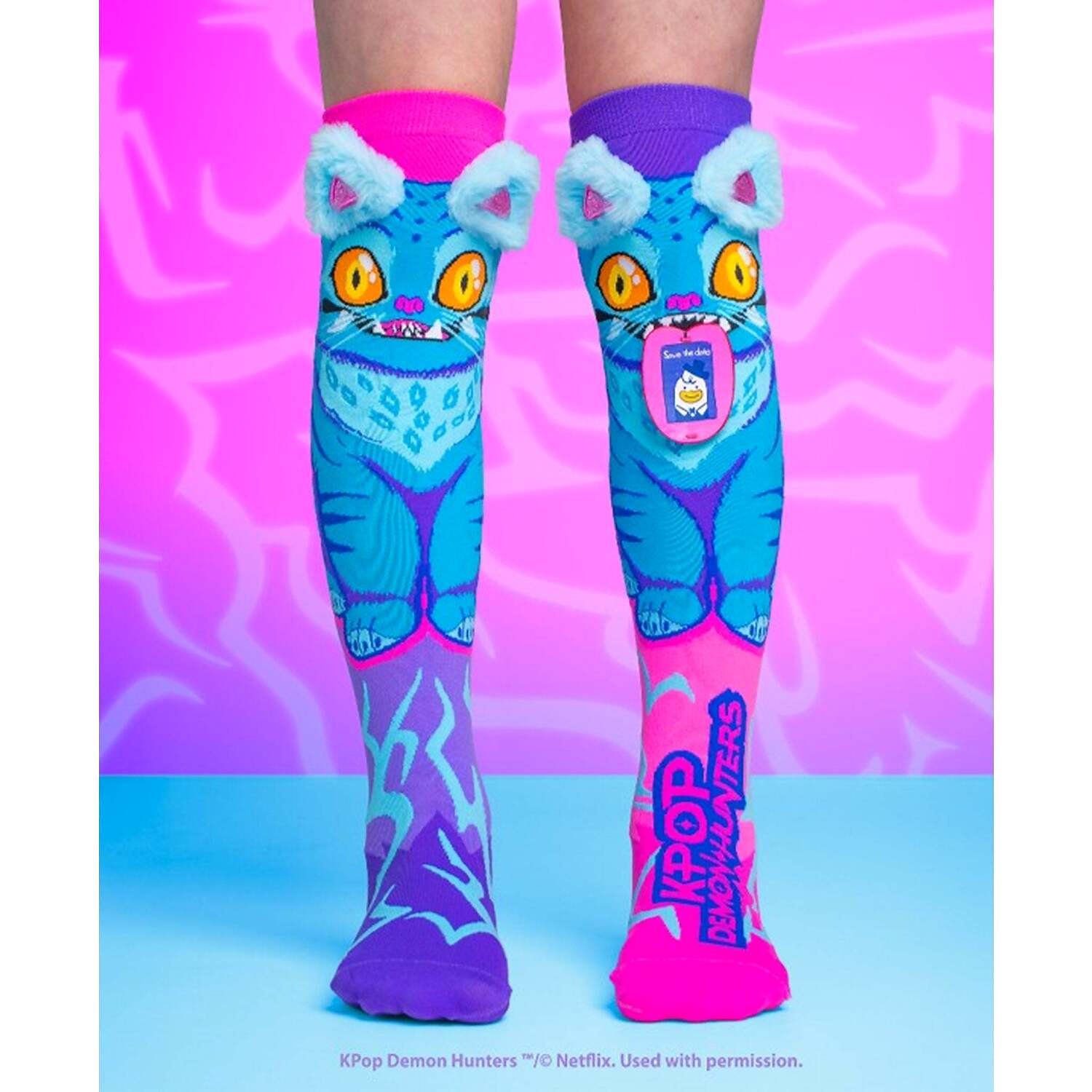 Madmia - KPop Demon Hunters Derpy Socks Kids & Adults Age 6y+