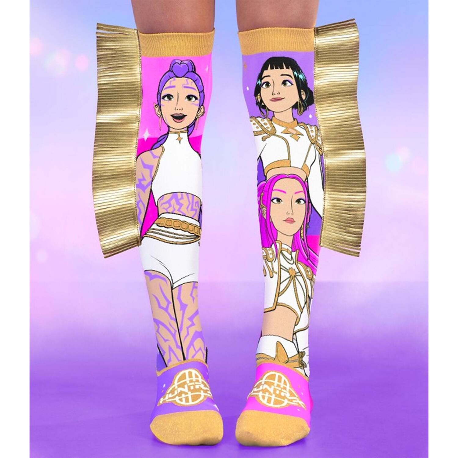 Madmia - KPop Demon Hunters Golden Socks Kids & Adults Age 6y+