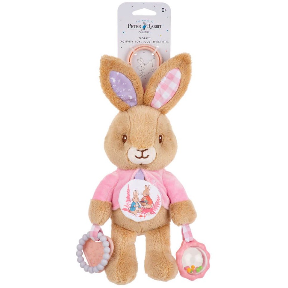 Peter Rabbit - Flopsy Bunny Activity Toy Plush - Jasnor