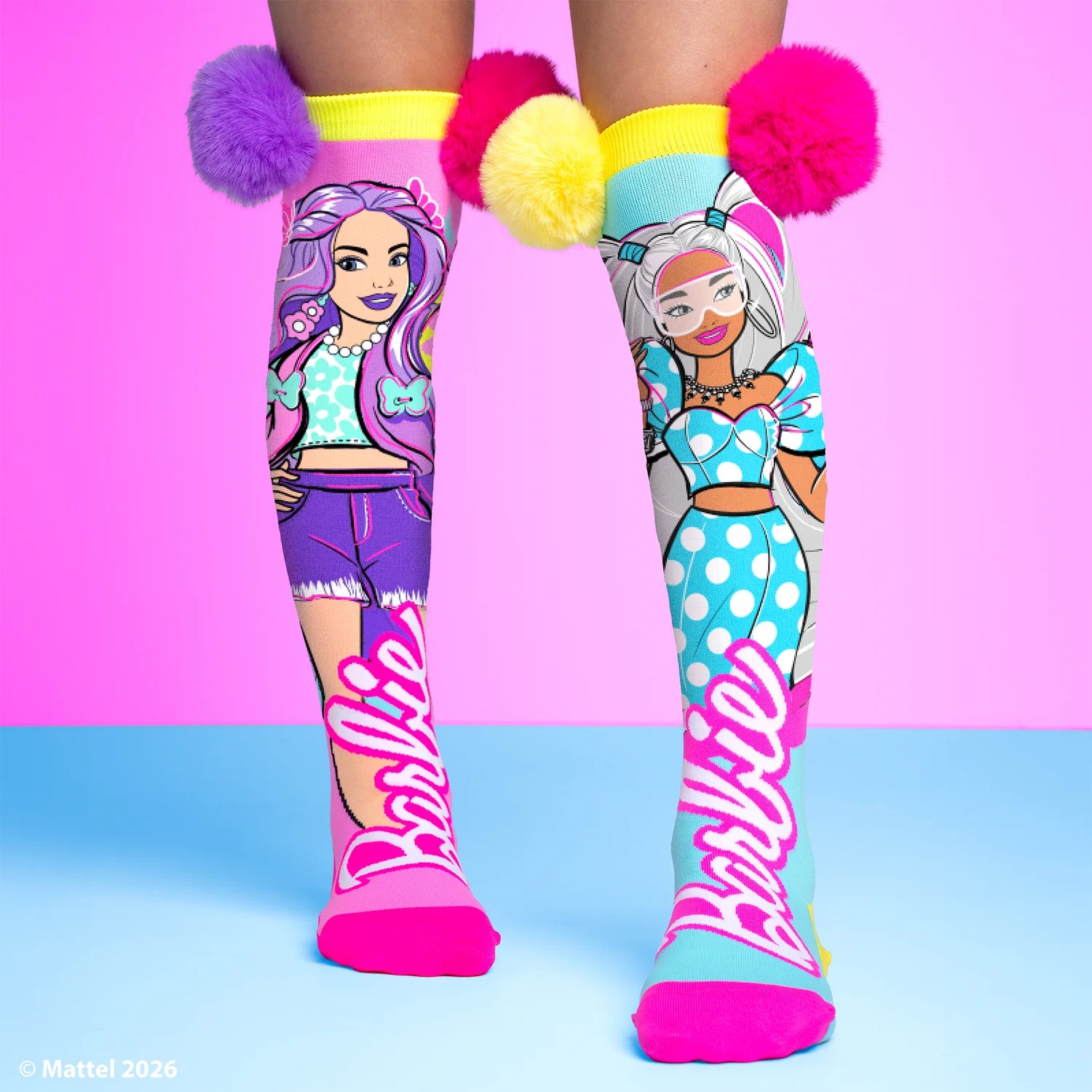 Madmia - Barbie Extra Butterfly Socks Kids & Adults Age 6y+