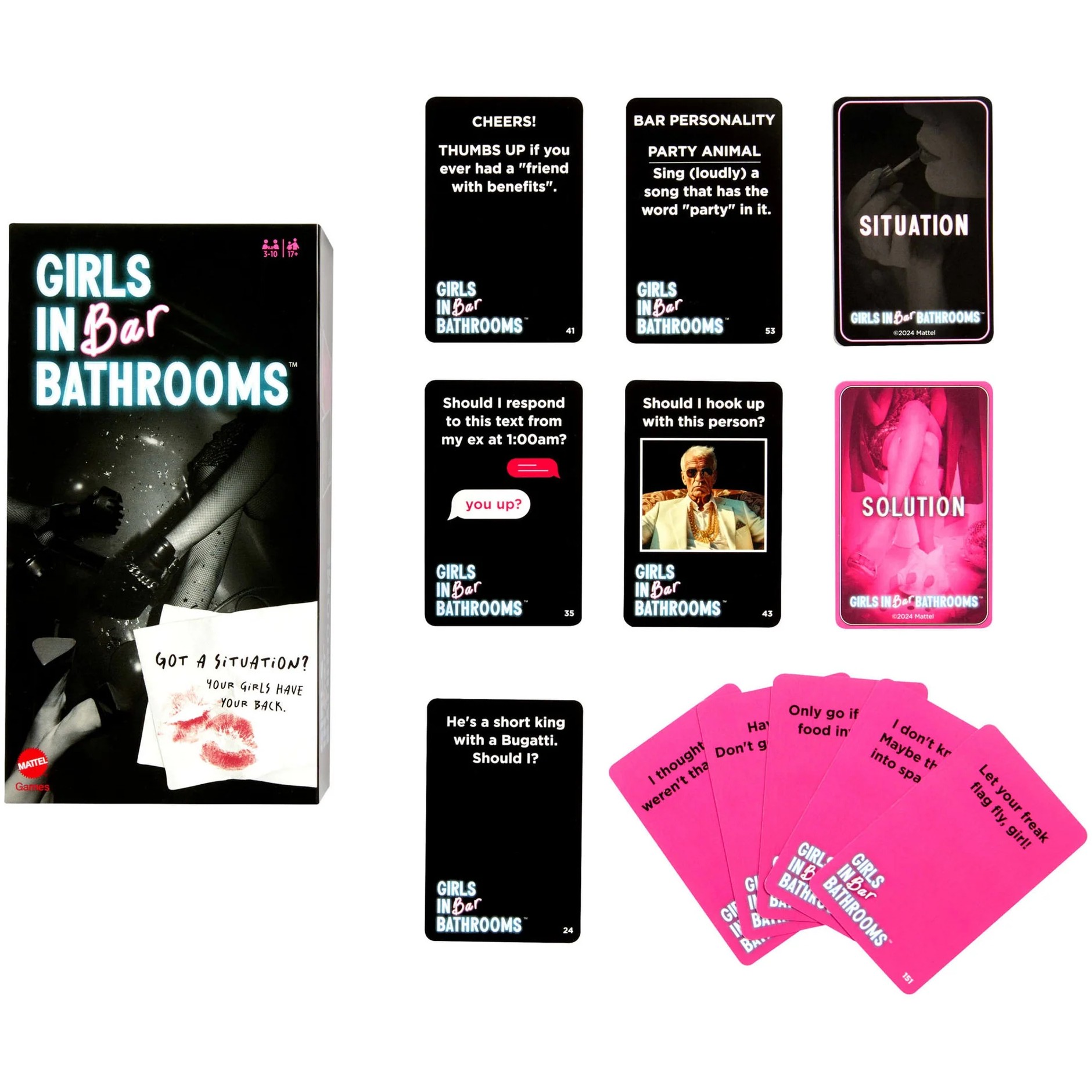 Mattel - Games - Girls in Bar Bathrooms Card Game - Image 3