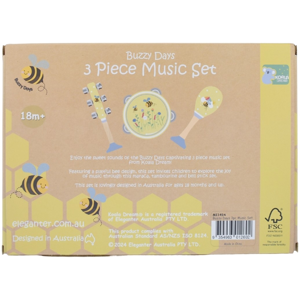 Koala Dream - Buzzy Days Bee 3pcs Musical Set - Image 3