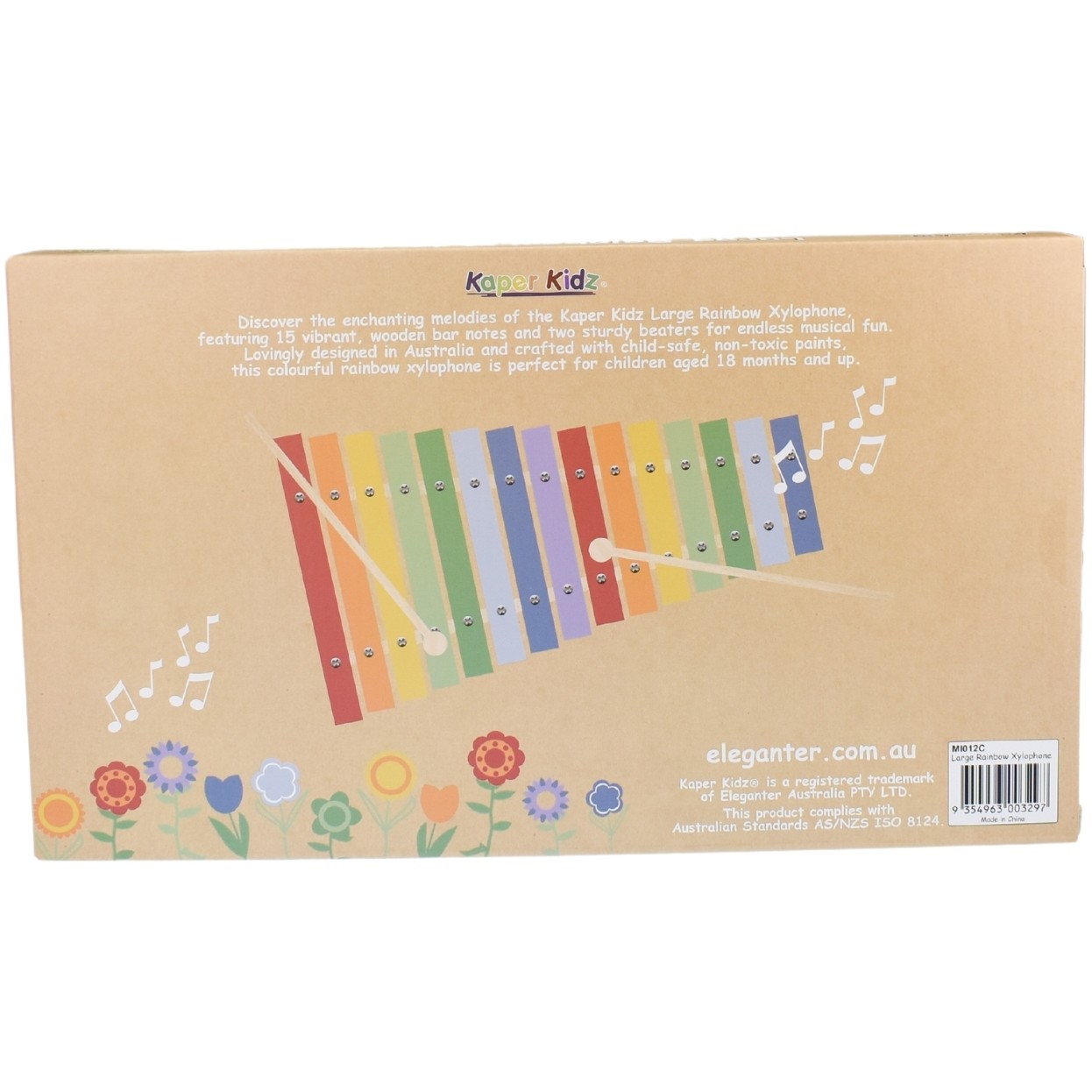 Kaper Kidz - Large Rainbow Xylophone 15 Bar Notes - Image 5