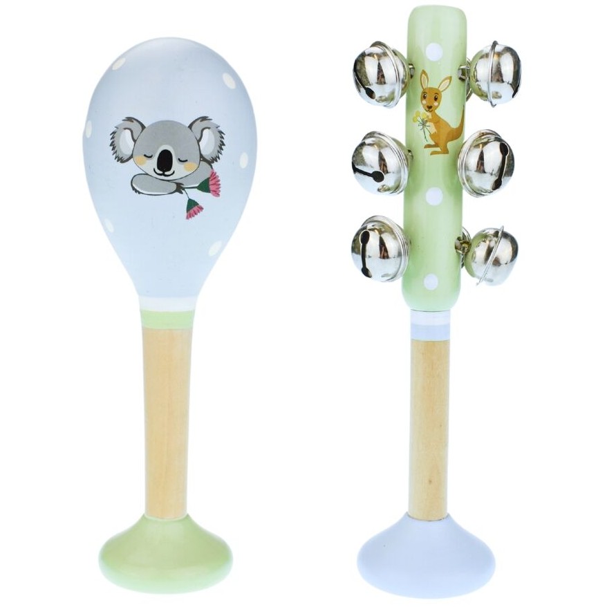 Koala Dream - Bush Buddies Australian Animals Maraca & Bell Stick Set - Image 2