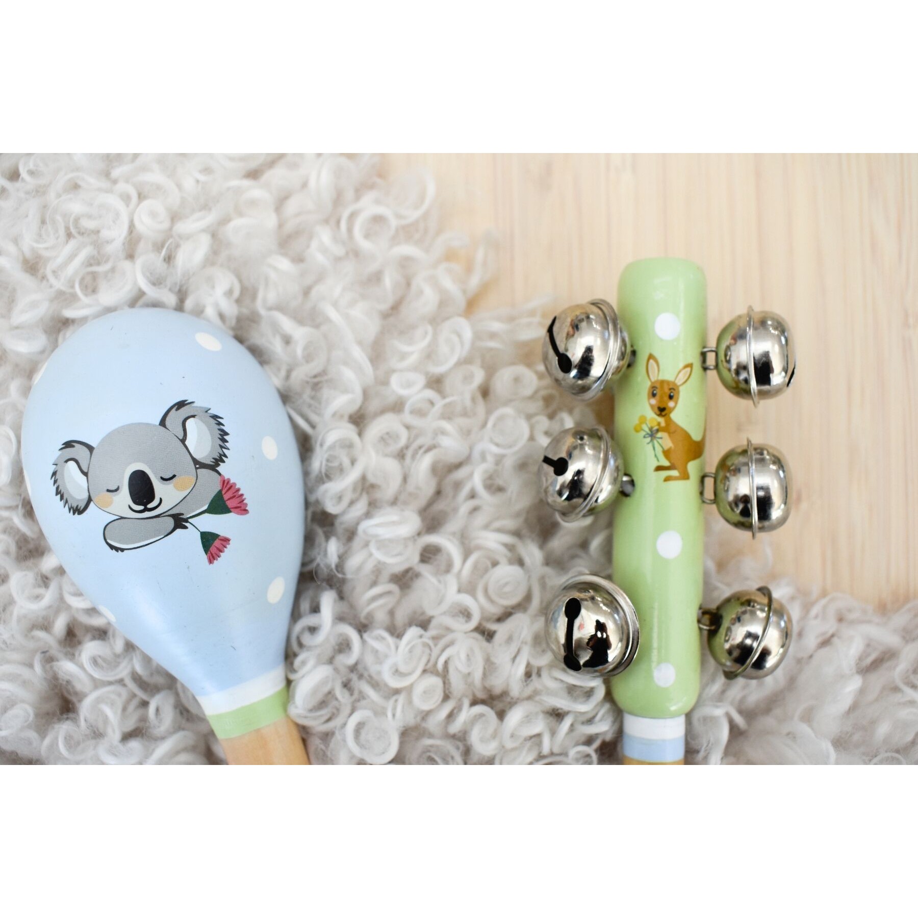 Koala Dream - Bush Buddies Australian Animals Maraca & Bell Stick Set - Image 8