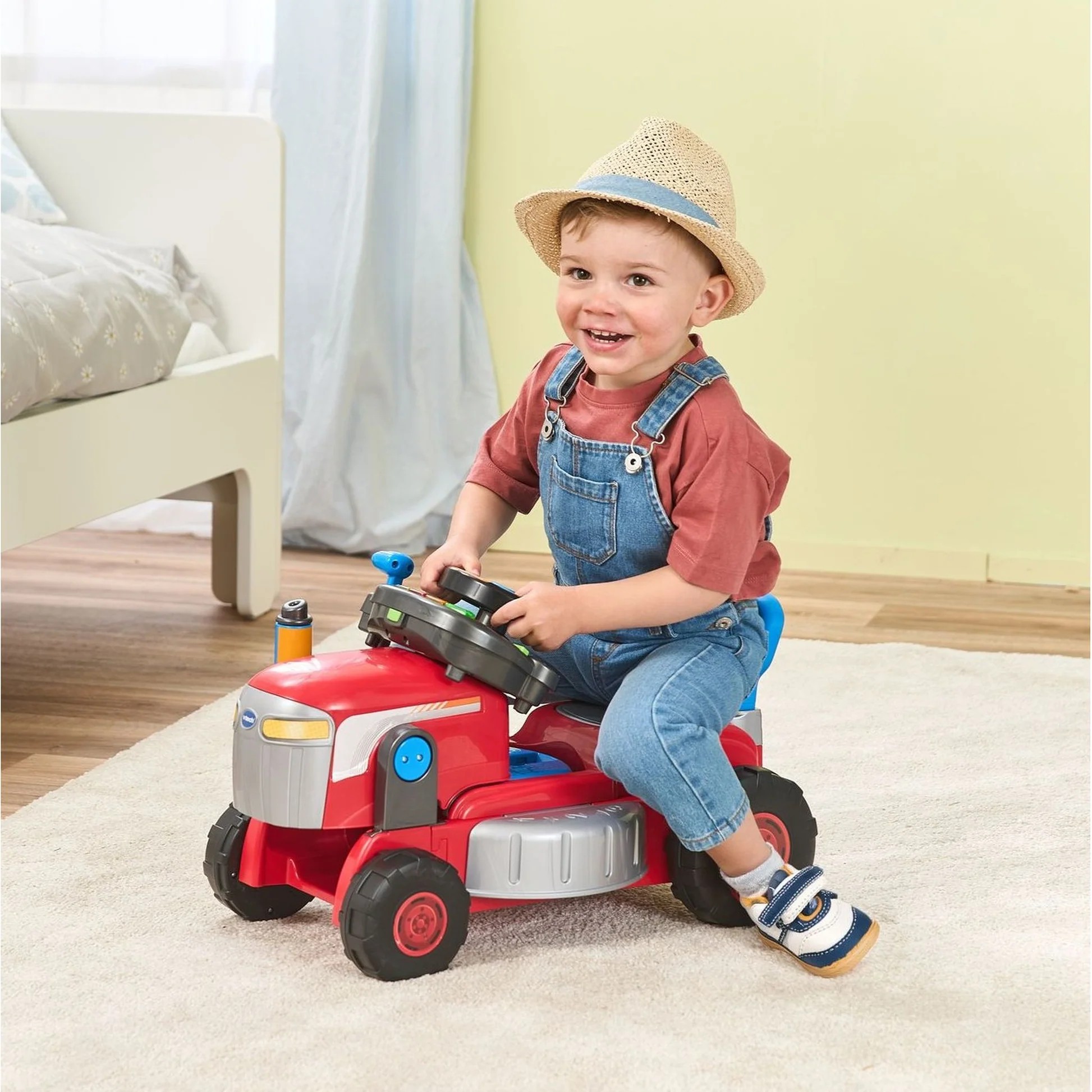 VTech - 3-in-1 Mow & Grow Tractor - Red - Image 7