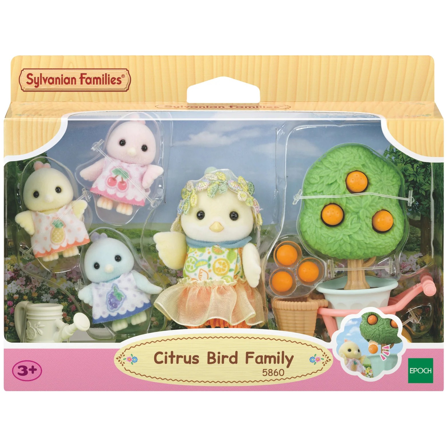 Sylvanian Families - Citrus Bird Family