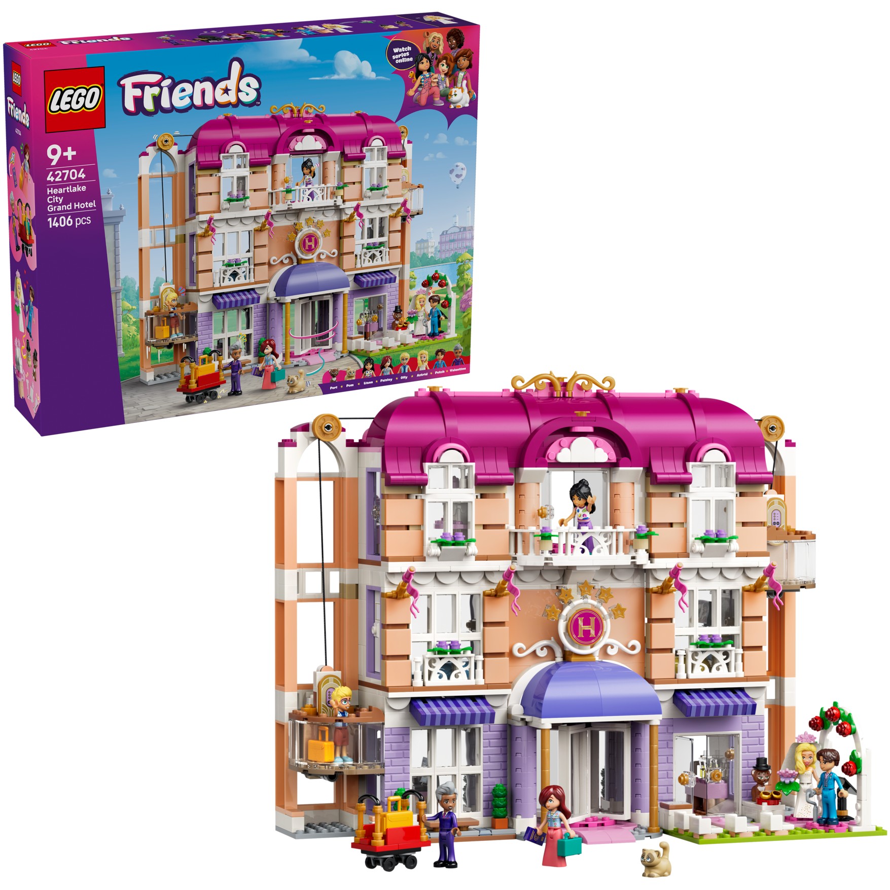 LEGO 42704 Heartlake City Grand Hotel - Friends