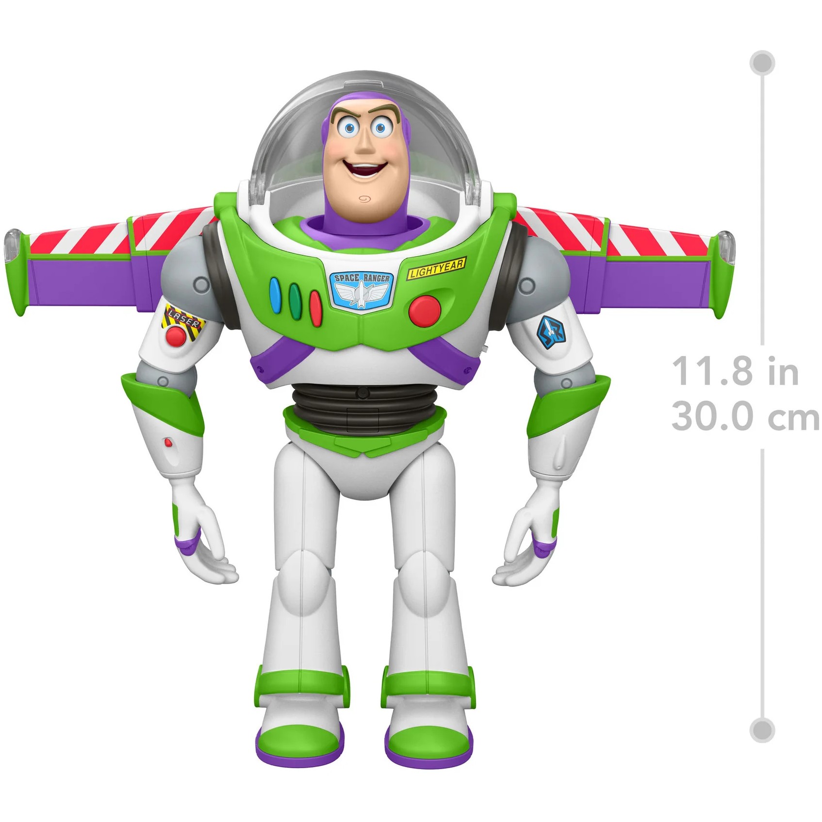 Disney - Pixar - Toy Story 5 Ultimate Action Buzz Lightyear 12-Inch Figure - Mattel - Image 3