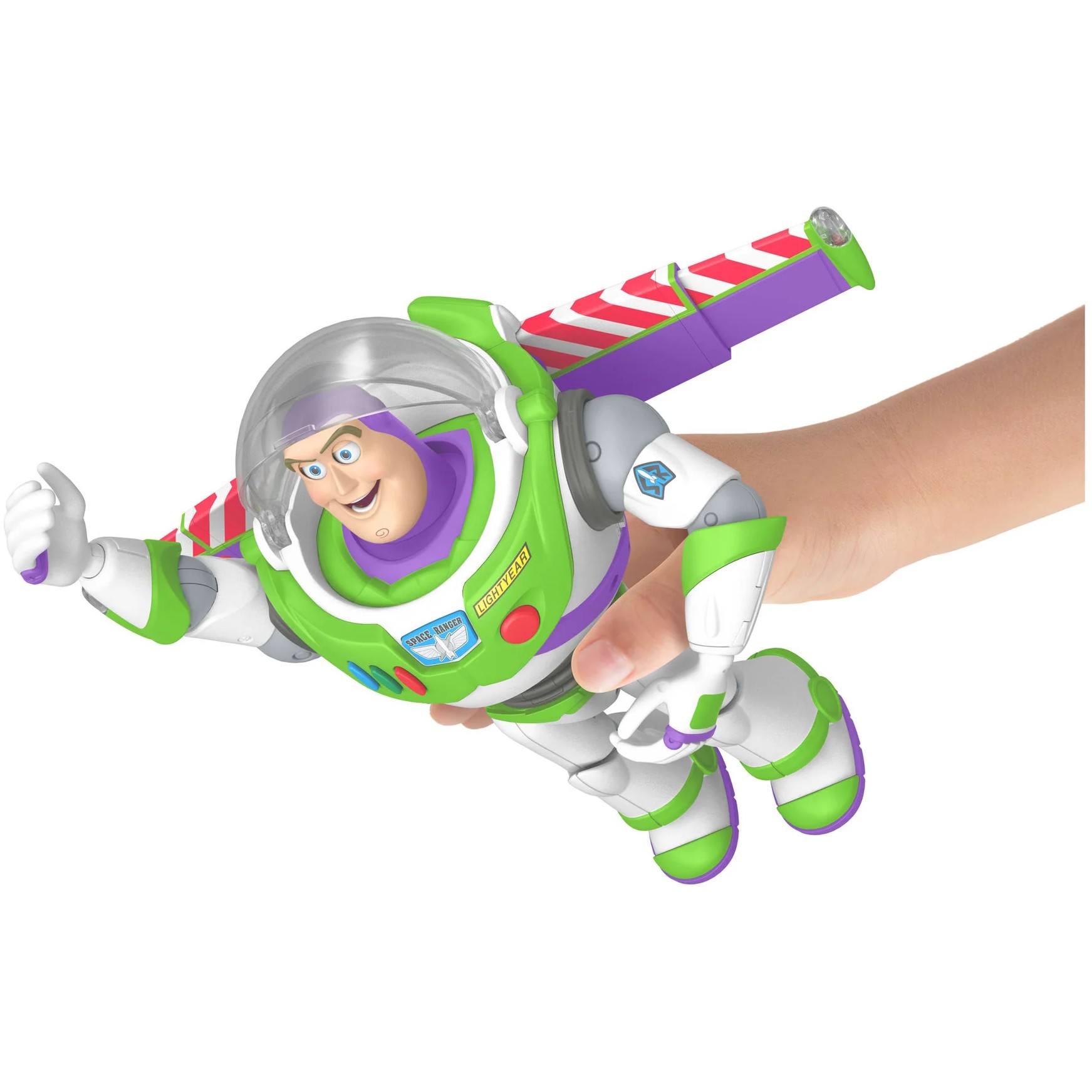 Disney - Pixar - Toy Story 5 Ultimate Action Buzz Lightyear 12-Inch Figure - Mattel - Image 4