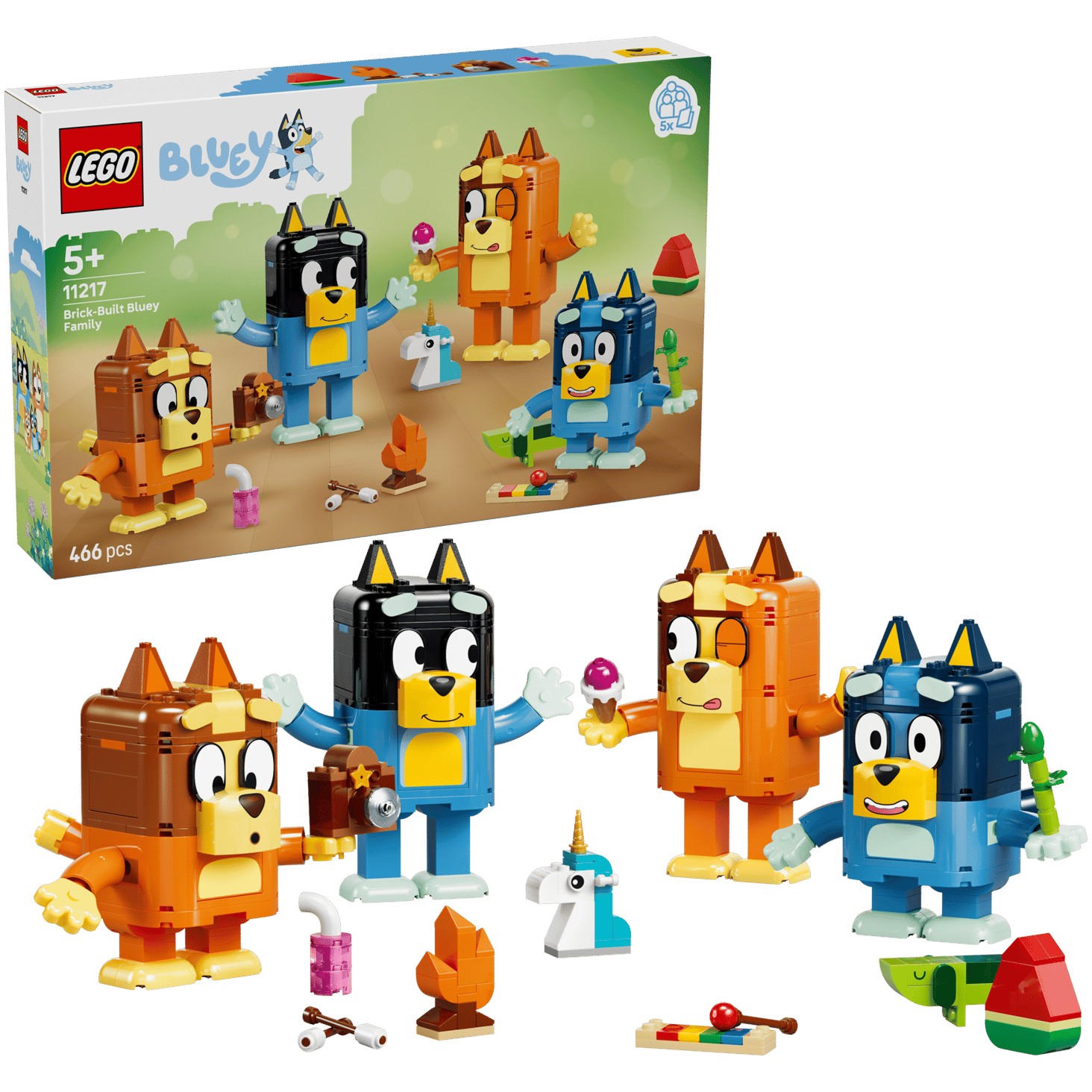 LEGO 11217 Brick-Built Bluey Family - Bluey