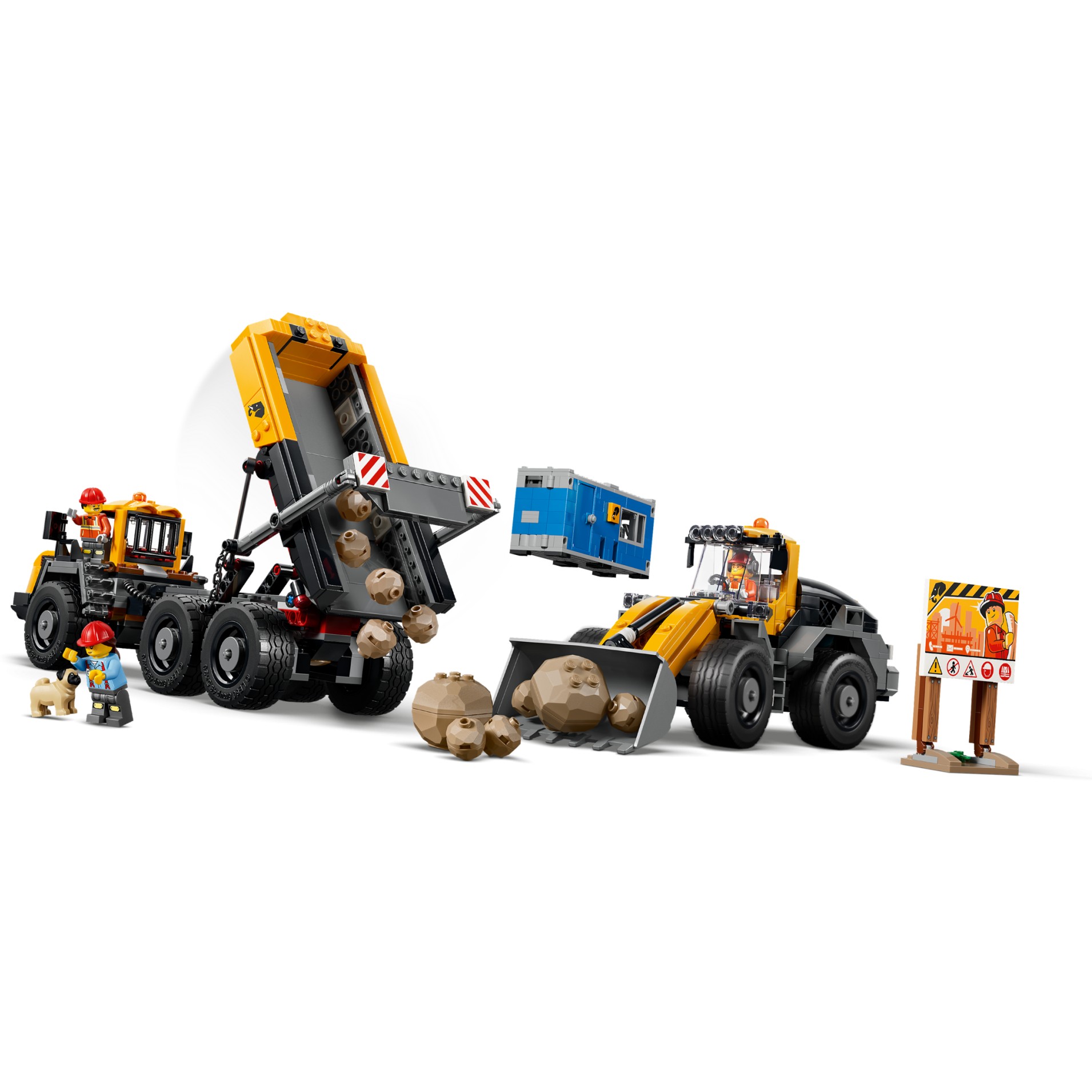LEGO 60494 Dump Truck & Front End Loader - City - Image 4
