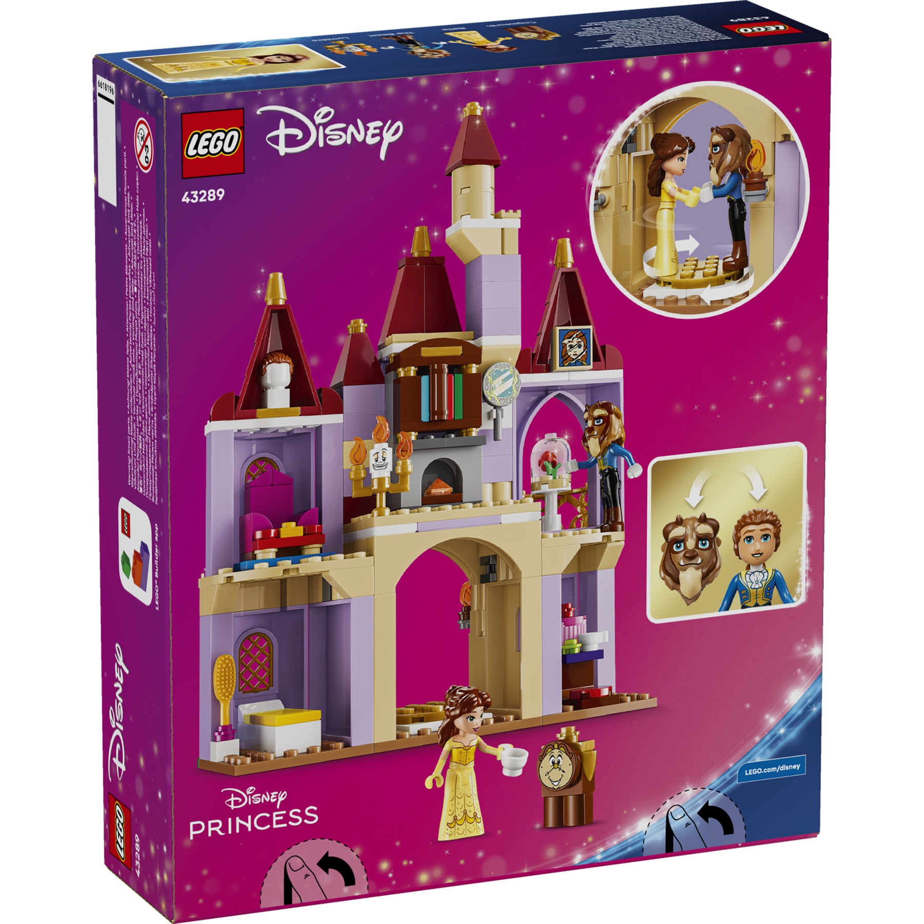 LEGO 43289 Belle & the Beast's Enchanted Castle - Disney - Image 13