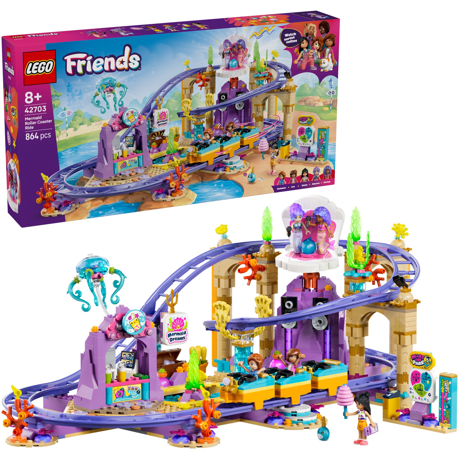 LEGO 42703 Mermaid Roller Coaster Ride - Friends