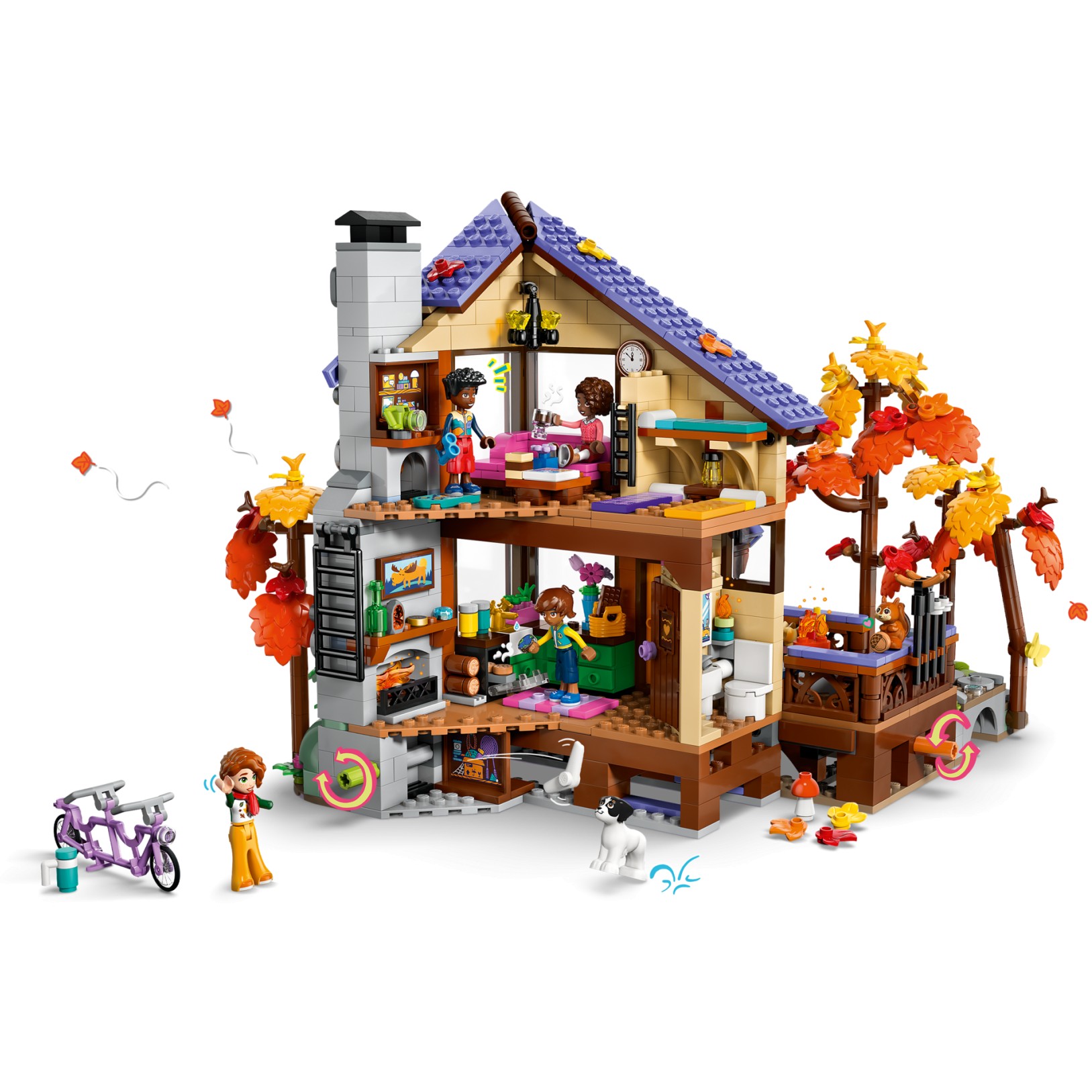 LEGO 42705 Cozy Fall Forest Cabin - Friends - Image 7