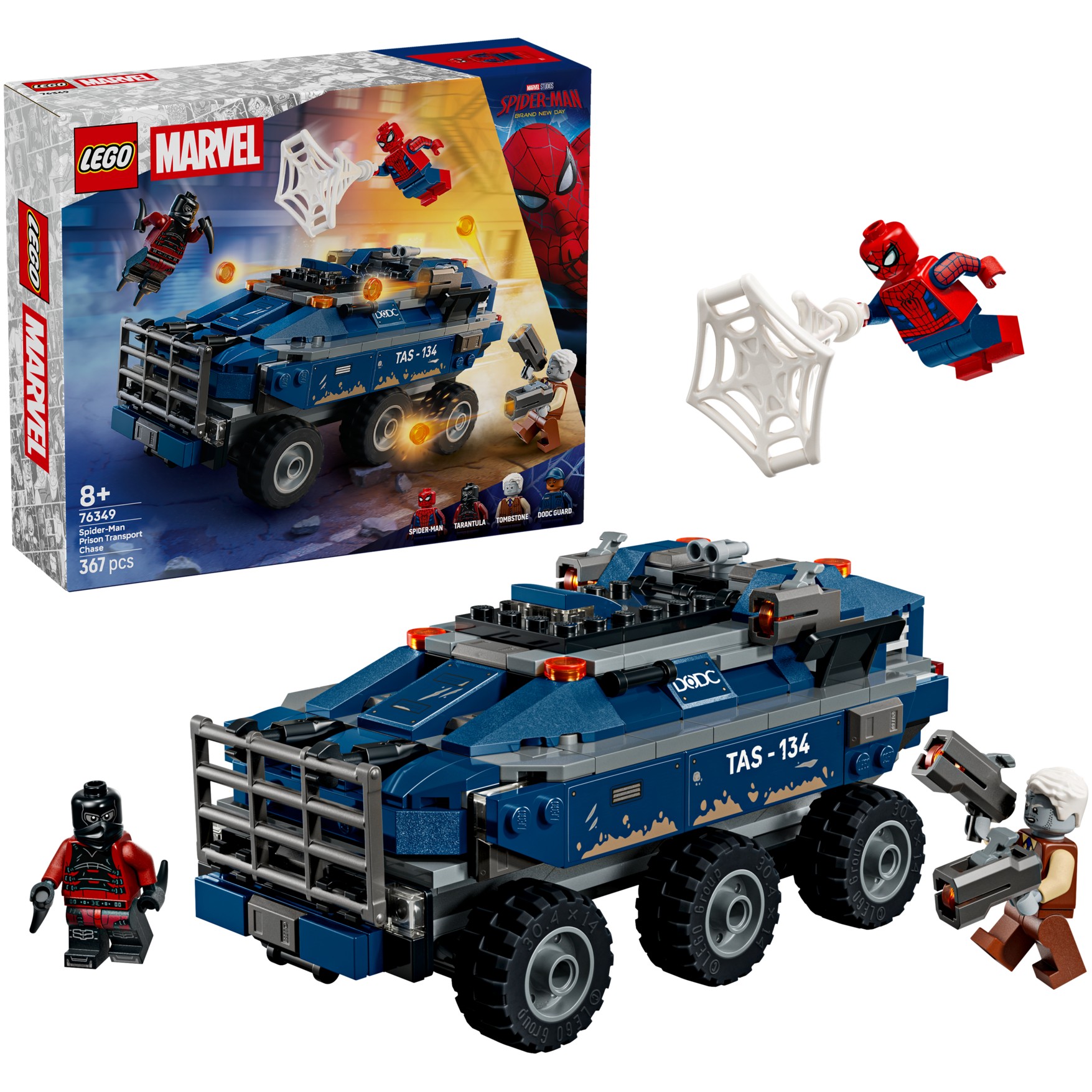 LEGO 76349 Spider-Man Prison Transport Chase - Marvel Super Heroes