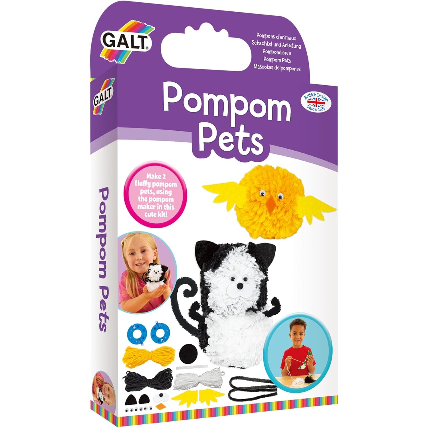 Galt - Pompom Pets Craft Kit