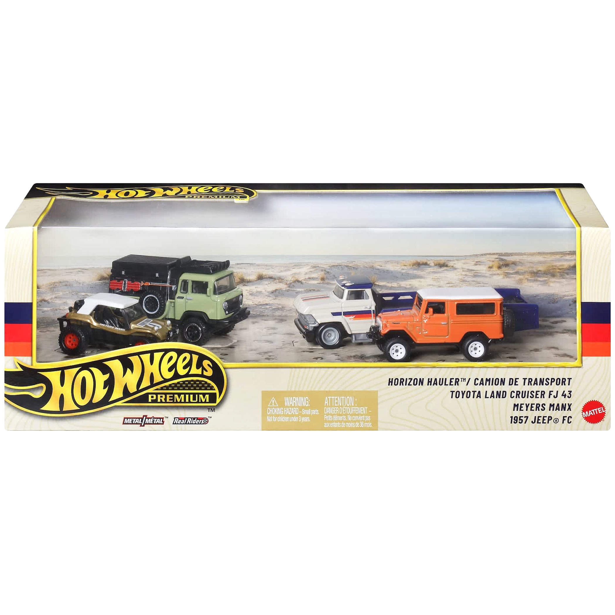 Hot Wheels - Hot Wheels Premium Collector Display Set Horizon Hauler Transport Scale 1:64 - Mattel