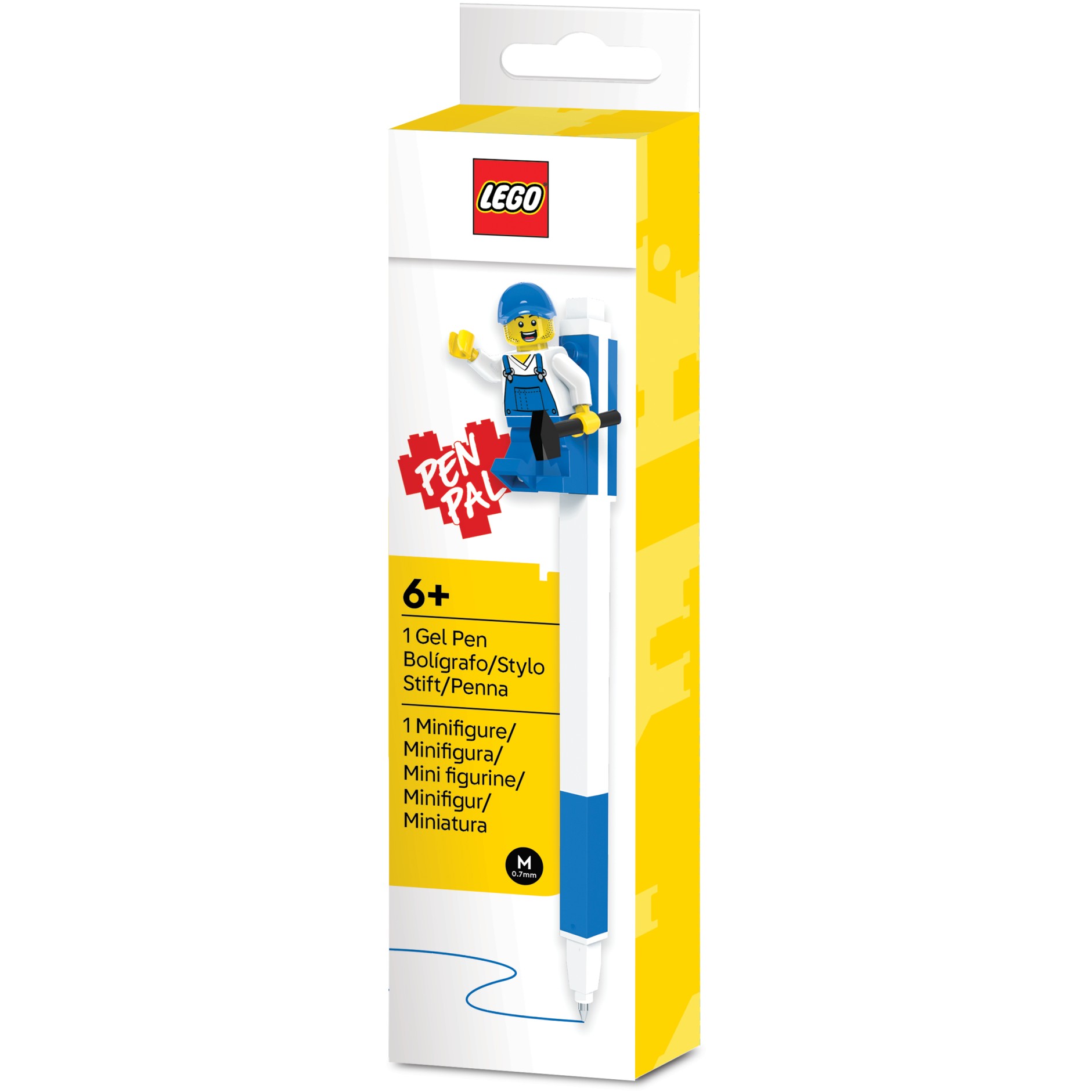 LEGO - Pen Pal Gel Pen with Minifigure Medium 0.7mm - Blue
