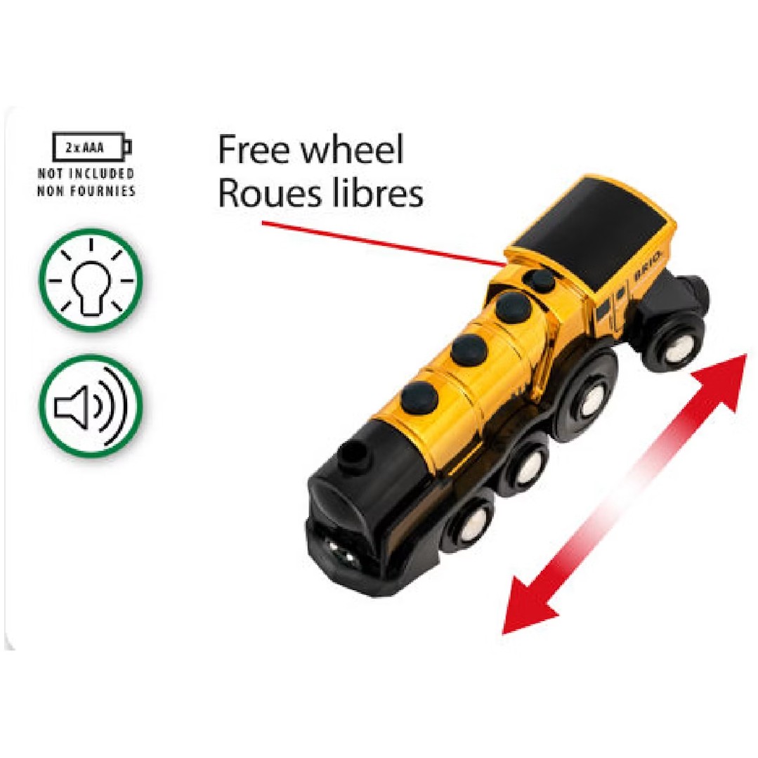 BRIO World - Mighty Gold Action Locomotive - Image 4