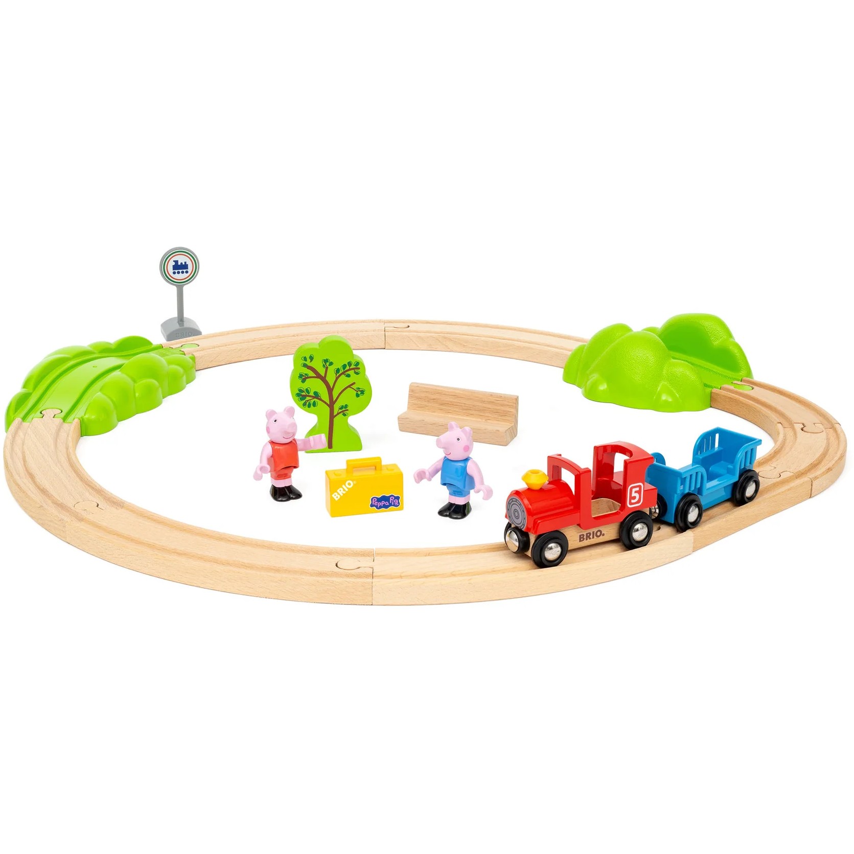 BRIO World - Peppa Pig Train Set 18 Pieces - Image 4