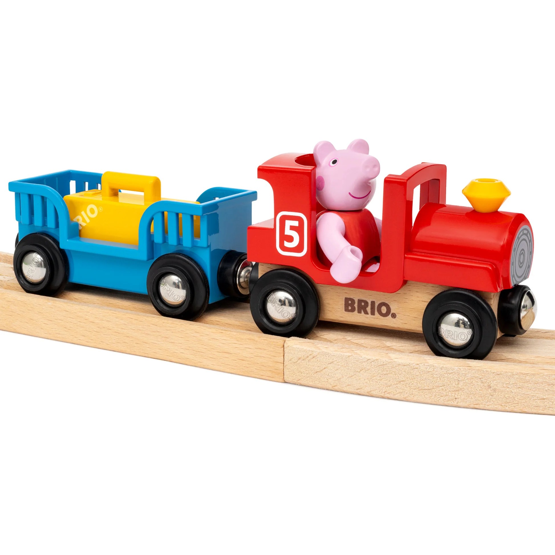 BRIO World - Peppa Pig Train Set 18 Pieces - Image 7