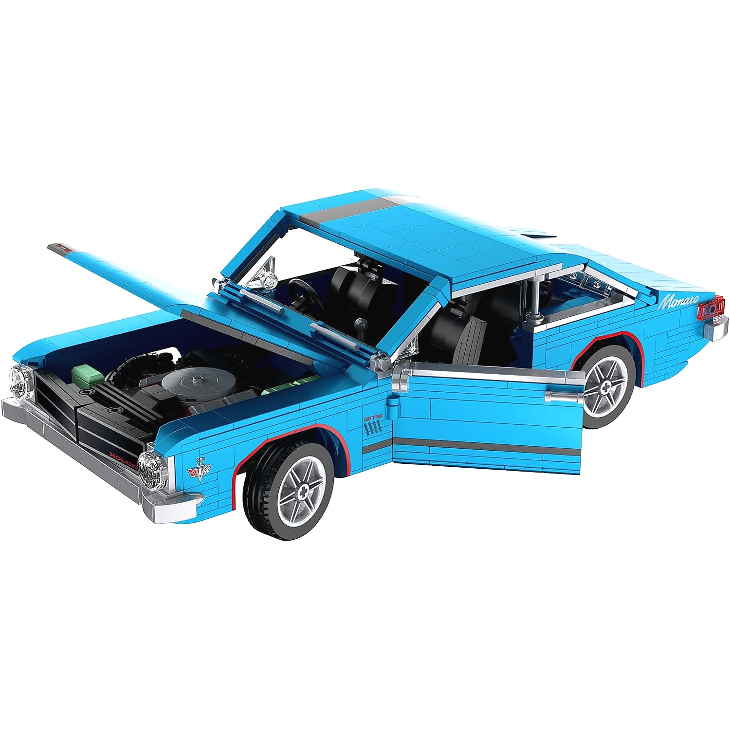 iM.Master - Limited Edition 1968 Holden Monaro HK Kit 960 Piece Building Block Set - Image 2