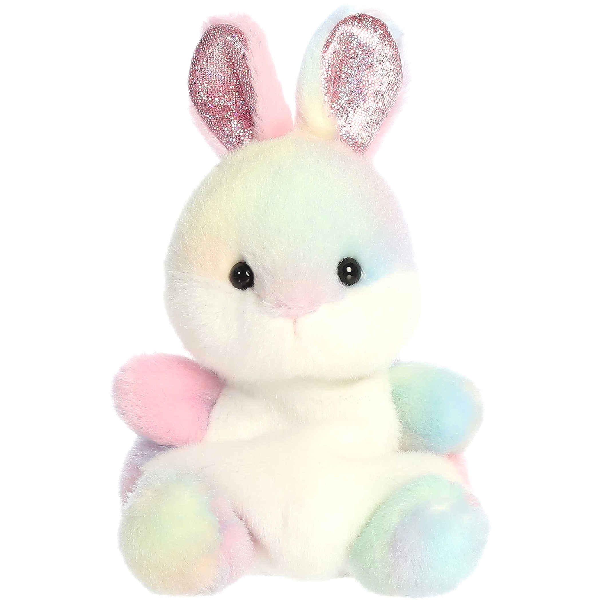 Cotton Candy - Palm Pals Opal Rainbow Bunny 13cm Plush
