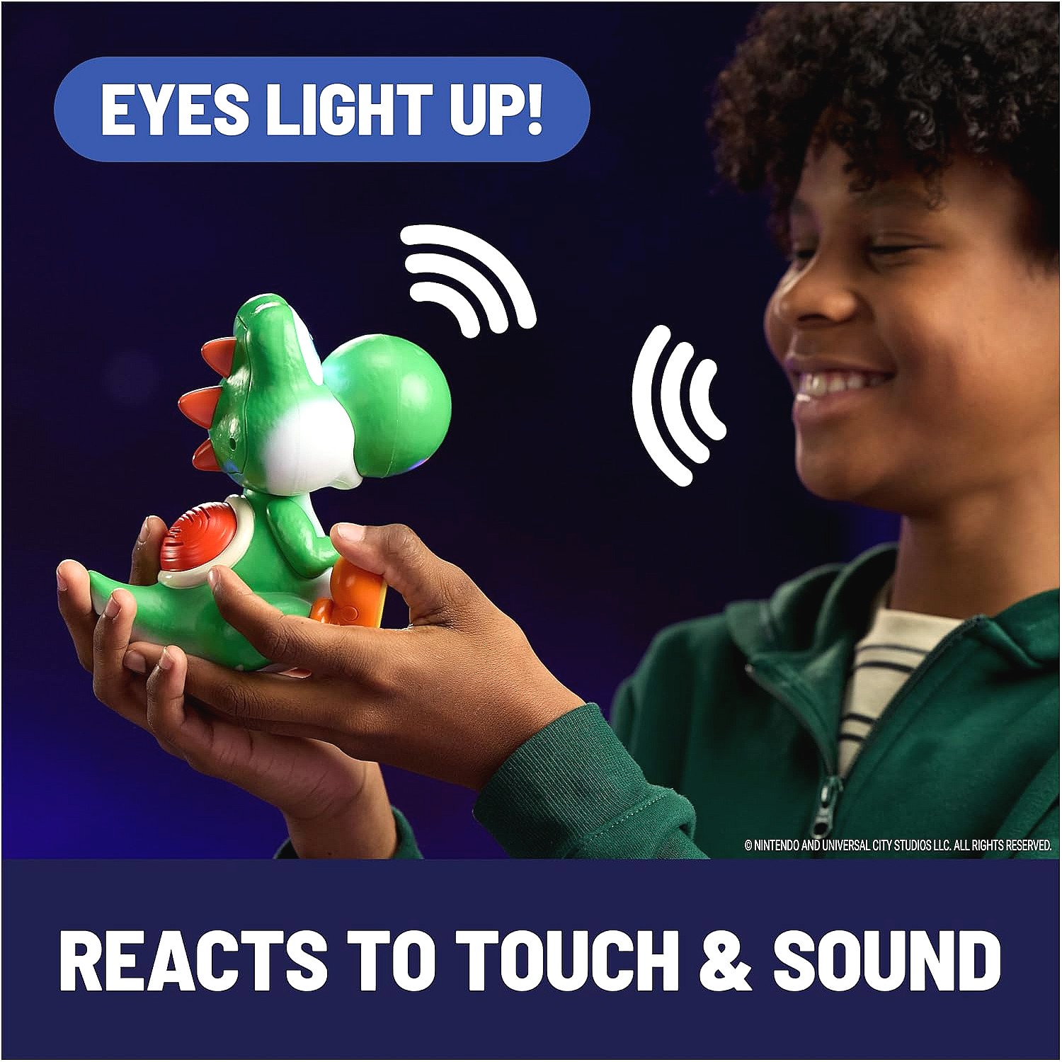 Super Mario - Galaxy Movie Hatchin’ Yoshi Egg Interactive Toy - Spin Master - Image 5