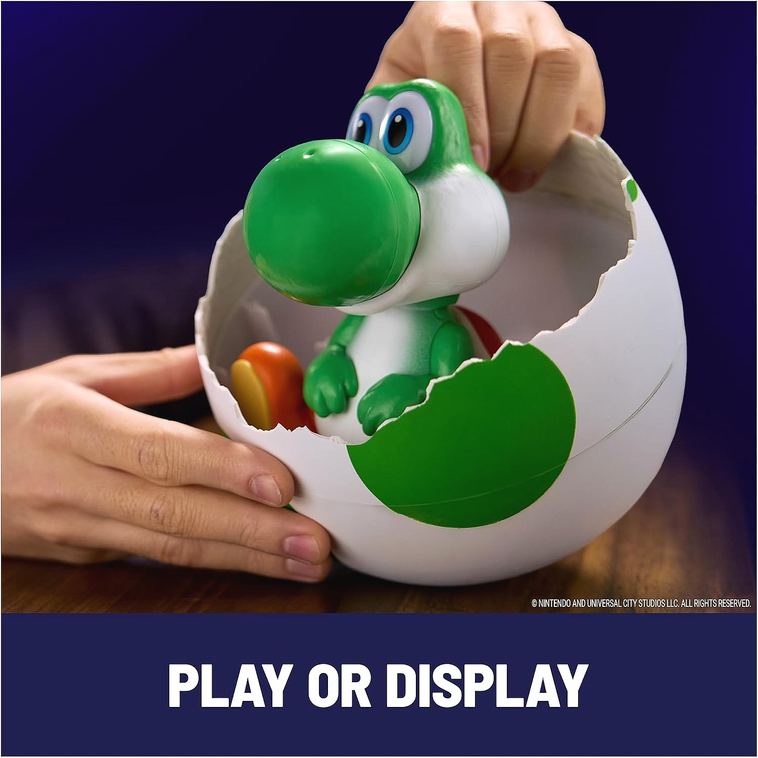 Super Mario - Galaxy Movie Hatchin’ Yoshi Egg Interactive Toy - Spin Master - Image 6